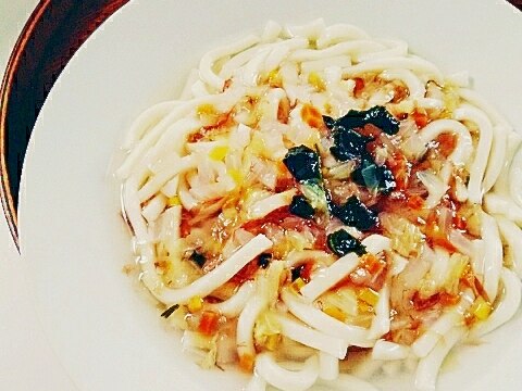 子供と一緒に♪野菜たっぷりあんかけうどん♪